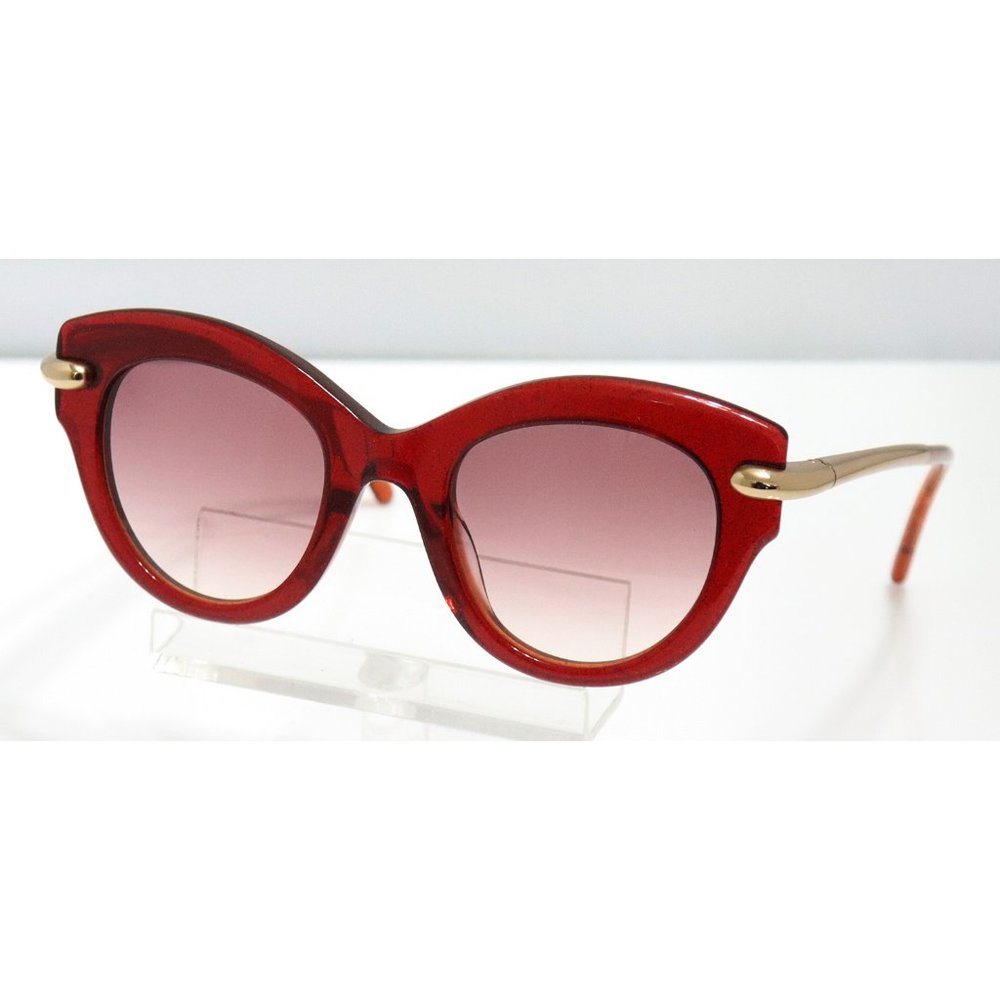 New Women's Pomellato Red Glitter Sunglassees